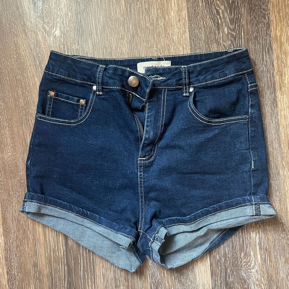 MIND CODE denim shorts